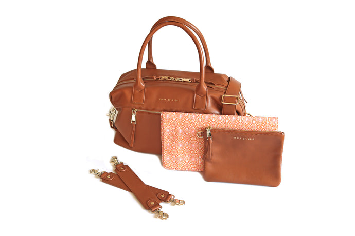 Isla Nappy Bag - Tan